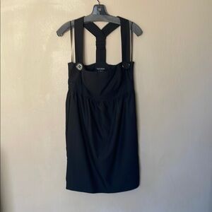 Laila Azhar Black Dress with Button Details